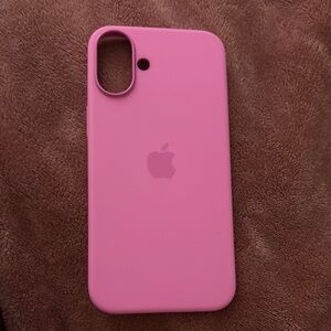 Apple Pink Silicone iPhone Case with Soft Matte Finish